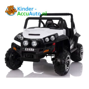 elektrische kinderauto beach buggy 4x4 wit 1