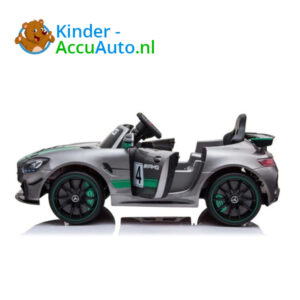 Mercedes GT4 Zilver Kinderauto AMG 4
