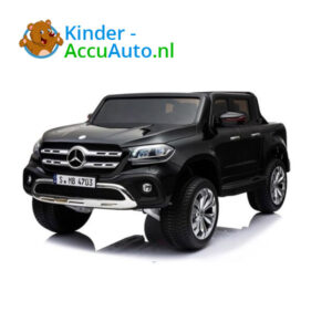 Mercedes X-class Zwart Kinderauto 2 persoons 4WD 4
