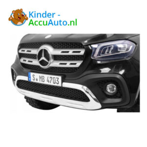 Mercedes X-class Zwart Kinderauto 2 persoons 4WD 7