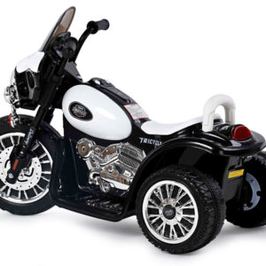 Elektrische politie kindermotor 6v zwart 4