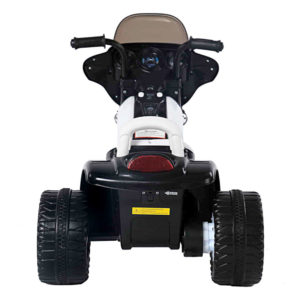 Elektrische politie kindermotor 6v zwart 5