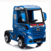 elektrische kinder vrachtwagen mercedes actros blauw 1