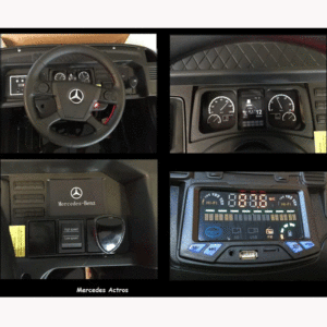 elektrische kinder vrachtwagen mercedes actros blauw 11