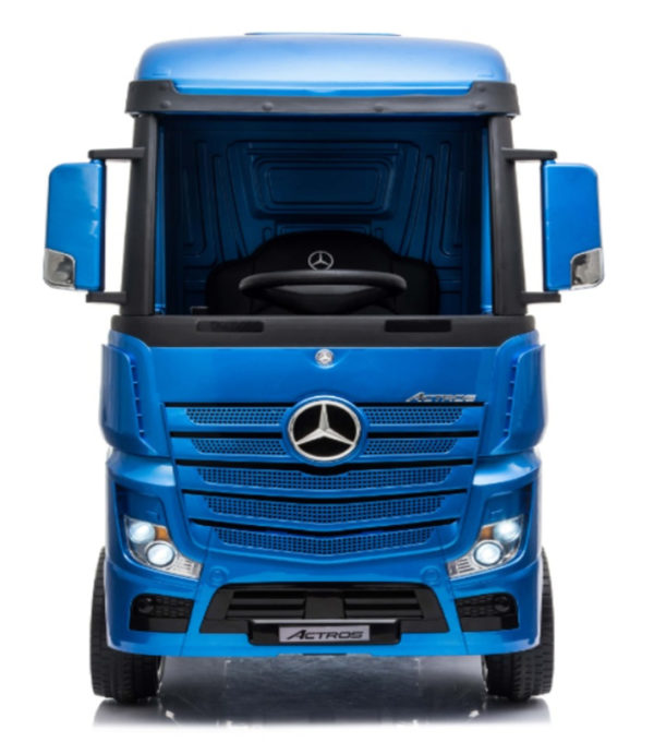 elektrische kinder vrachtwagen mercedes actros blauw 2