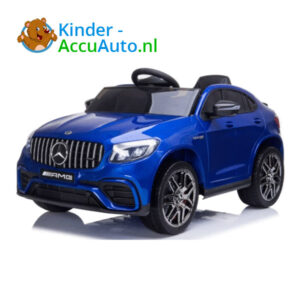 Kinderauto mercedes GLC 63S blauw 1