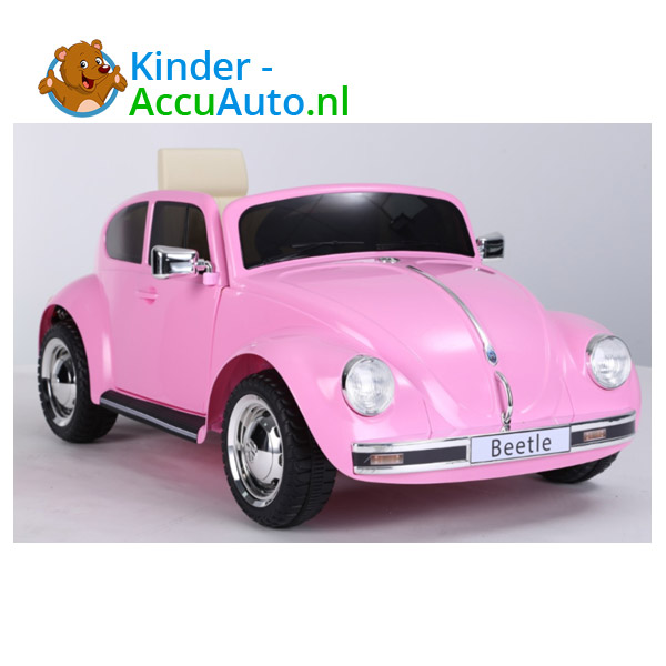 VW Beetle Roze Kinderauto 1