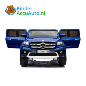 Mercedes X-Class Blauw Kinderauto 2persoons 4WD 2