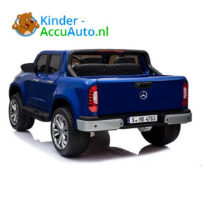 Mercedes X-Class Blauw Kinderauto 2persoons 4WD 5