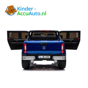 Mercedes X-Class Blauw Kinderauto 2persoons 4WD 6