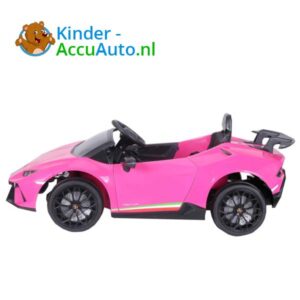 Lamborghini Huracan Roze Kinderauto 5