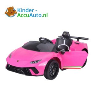 Lamborghini Huracan Roze Kinderauto 6