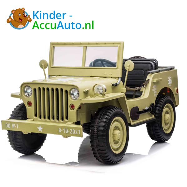 Jeep Desert Fox Beige Kinderauto 4WD 1