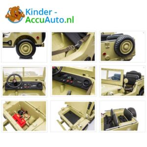 Jeep Desert Fox Beige Kinderauto 4WD 9