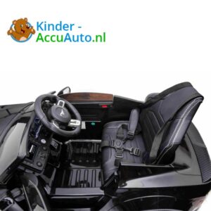 elektrische ford mustang kinderauto 24v zwart 9