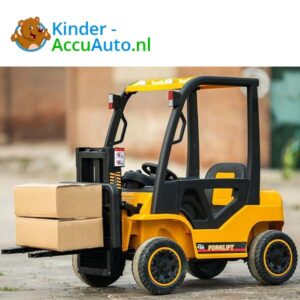 elektrische heftruck kinder geel 3