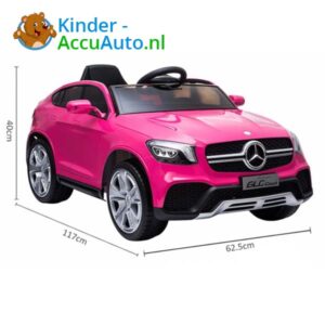mercedes benz glc coupe elektrische kinderauto roze 7